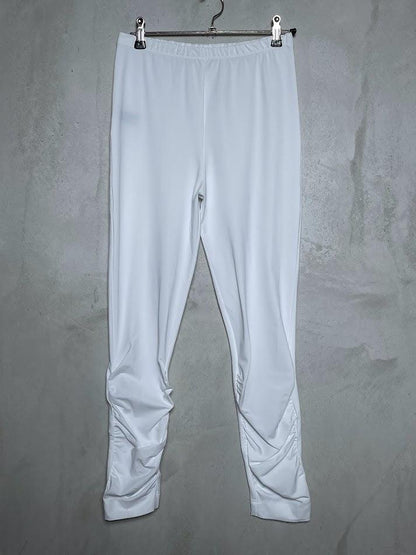 Basic 3/4 leggings with ruffles