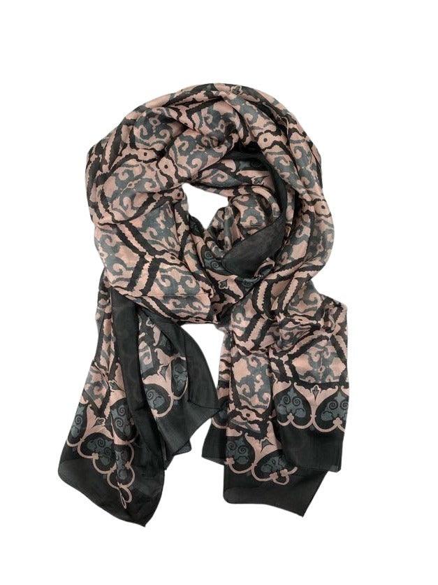 Ahmaddy - Seidenschal Digitaldruck - kolibri-ulm.de - Accessoires, Damen, Schal, WS21