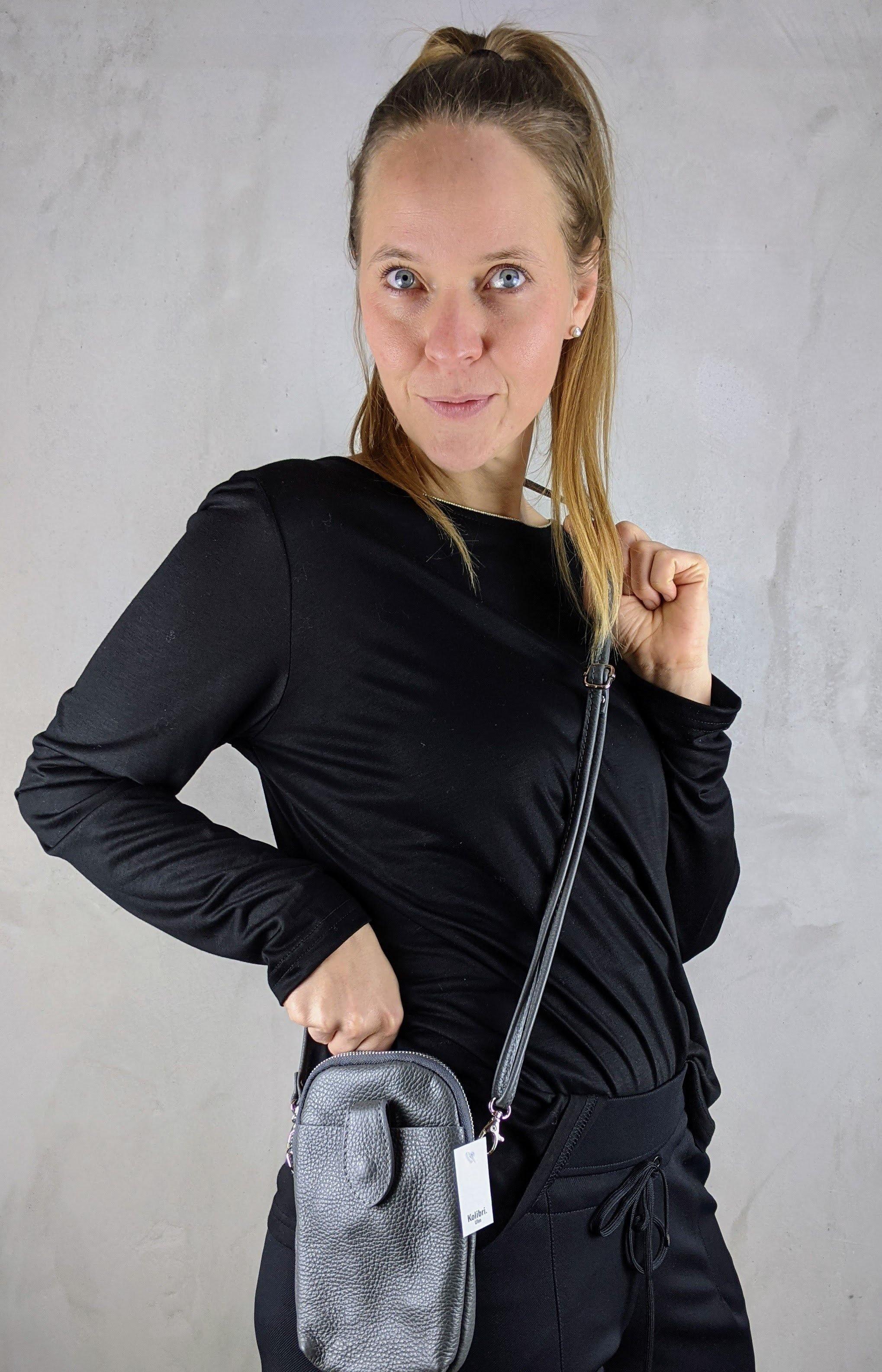 Kolibri Ulm - Umhängetasche mit Handyfach - kolibri-ulm.de - Handtasche, Handy, Handytasche, Leder, Ledergeldbeutel, Ledertasche, Ledertaschen