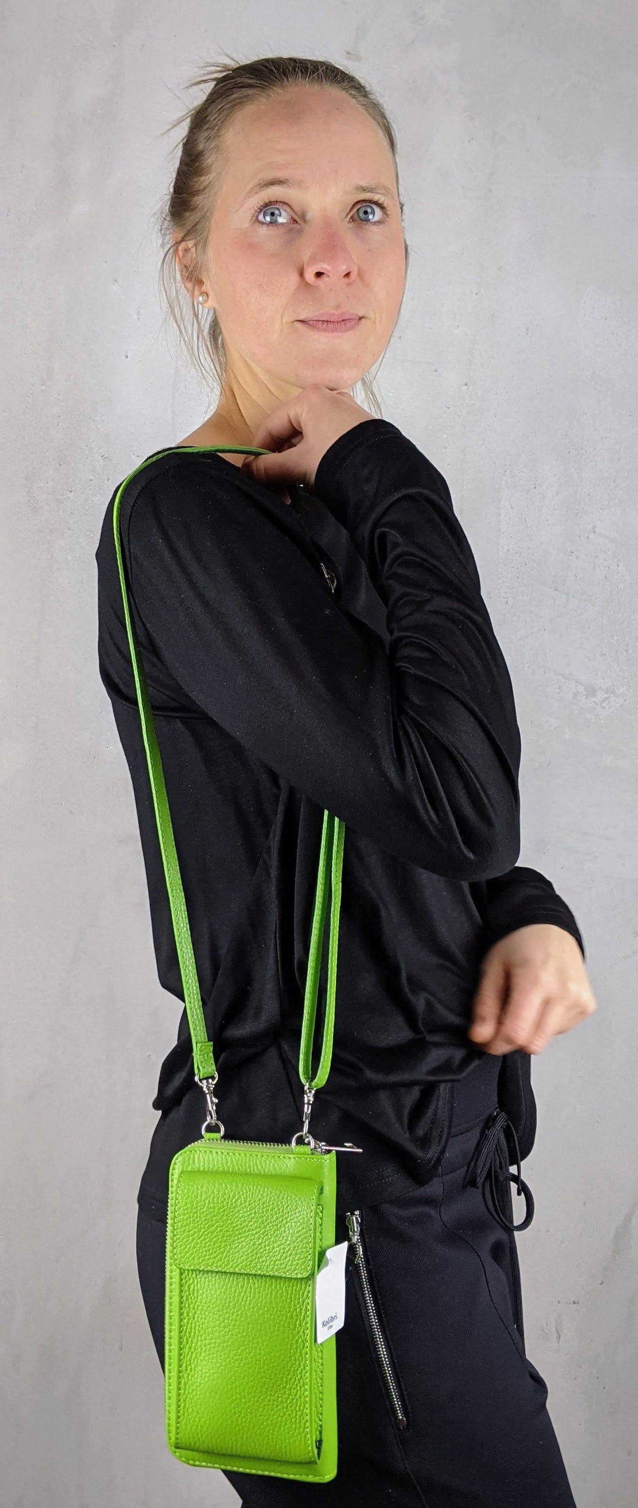 Kolibri Ulm - Handytasche mit Geldbeutel - kolibri-ulm.de - Accessoires, Crossbody, Handtasche, Handytasche, Leder, Ledertadsche, Ledertasche, Umhängetasche