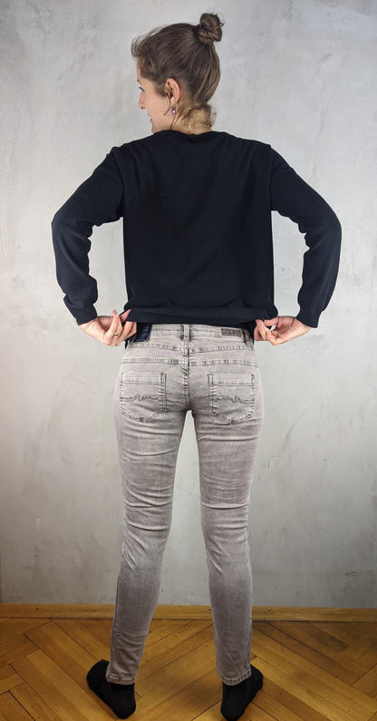 Blue Monkey - Jeans Skinny Alexis in Brown - kolibri-ulm.de - Damen, Denim, Hosen, Jeans