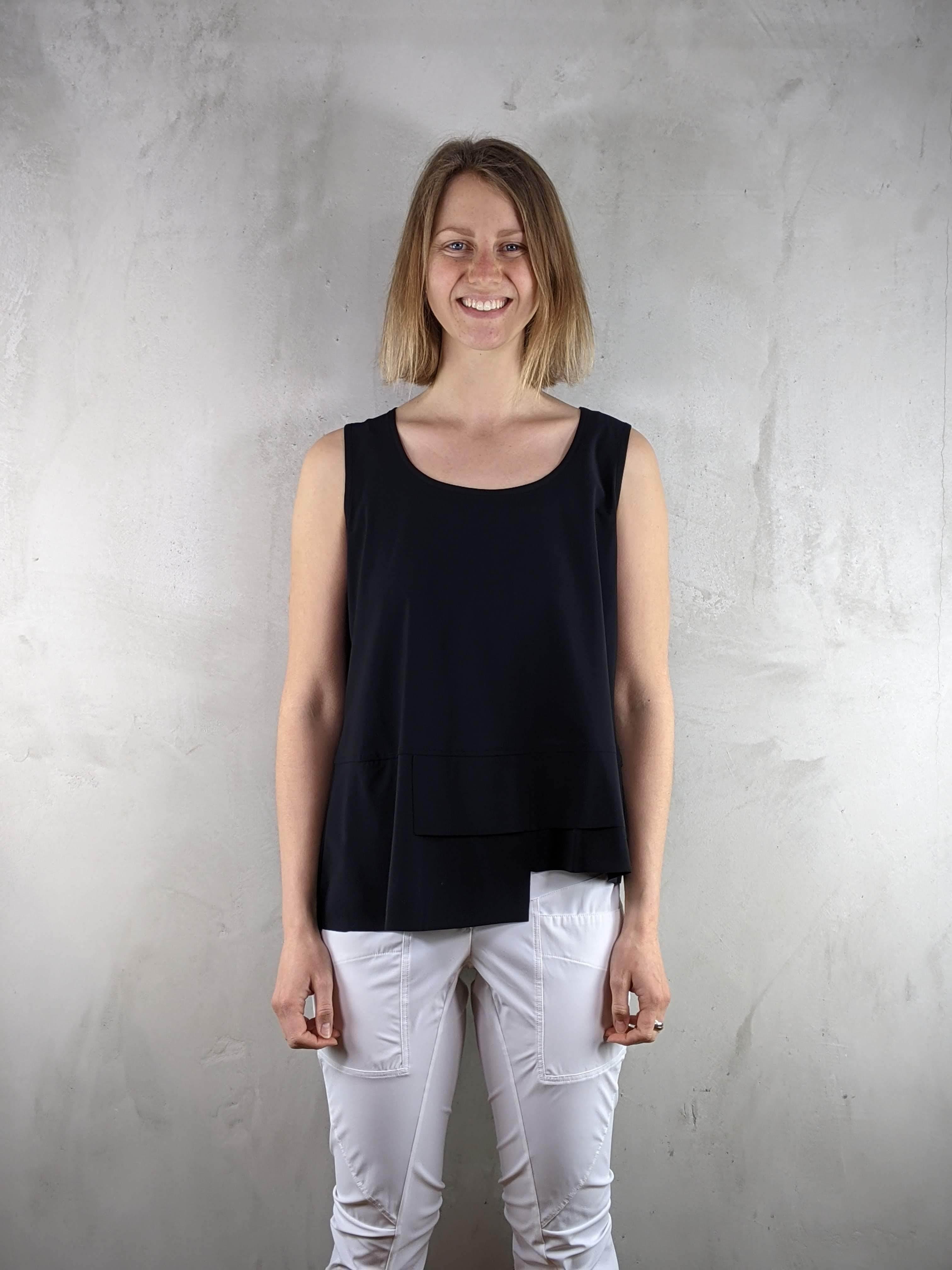 Elli - Top kurz stufig - kolibri-ulm.de - Damen, Oberteile, Top