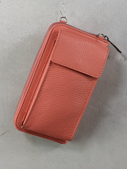 Kolibri Ulm - Handytasche mit Geldbeutel - kolibri-ulm.de - Accessoires, Crossbody, Handtasche, Handytasche, Leder, Ledertadsche, Ledertasche, Umhängetasche