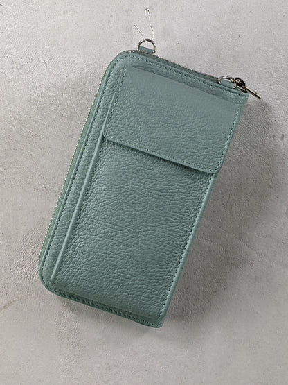 Kolibri Ulm - Handytasche mit Geldbeutel - kolibri-ulm.de - Accessoires, Crossbody, Handtasche, Handytasche, Leder, Ledertadsche, Ledertasche, Umhängetasche