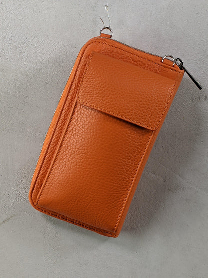 Kolibri Ulm - Handytasche mit Geldbeutel - kolibri-ulm.de - Accessoires, Crossbody, Handtasche, Handytasche, Leder, Ledertadsche, Ledertasche, Umhängetasche