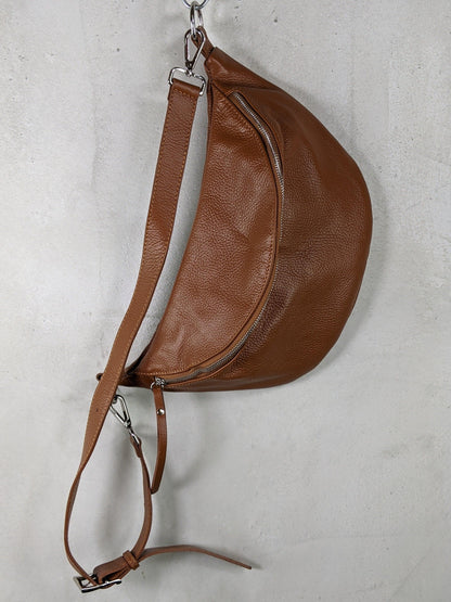 Kolibri Ulm - Crossbody Bag mittelgroß Lässig & Schick - kolibri-ulm.de - Cross-Body, Crossbody, Damen, Handtasche, Handytasche, Leder, Ledertadsche, Ledertasche, Ledertaschen