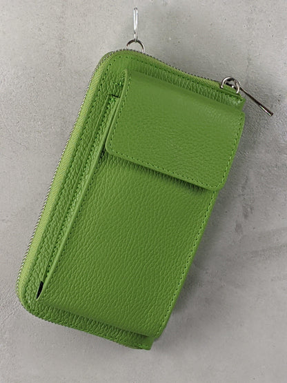 Kolibri Ulm - Handytasche mit Geldbeutel - kolibri-ulm.de - Accessoires, Crossbody, Handtasche, Handytasche, Leder, Ledertadsche, Ledertasche, Umhängetasche