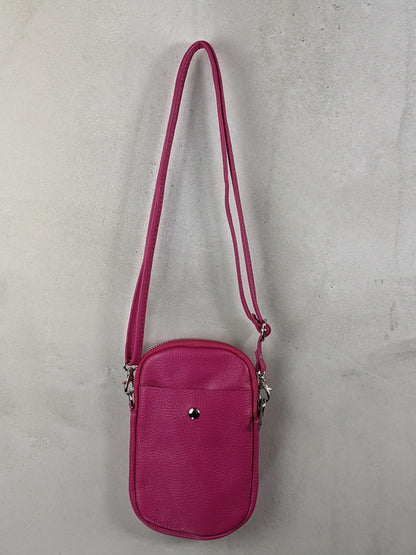 Kolibri Ulm - Umhängetasche mit Handyfach - kolibri-ulm.de - Handtasche, Handy, Handytasche, Leder, Ledergeldbeutel, Ledertasche, Ledertaschen