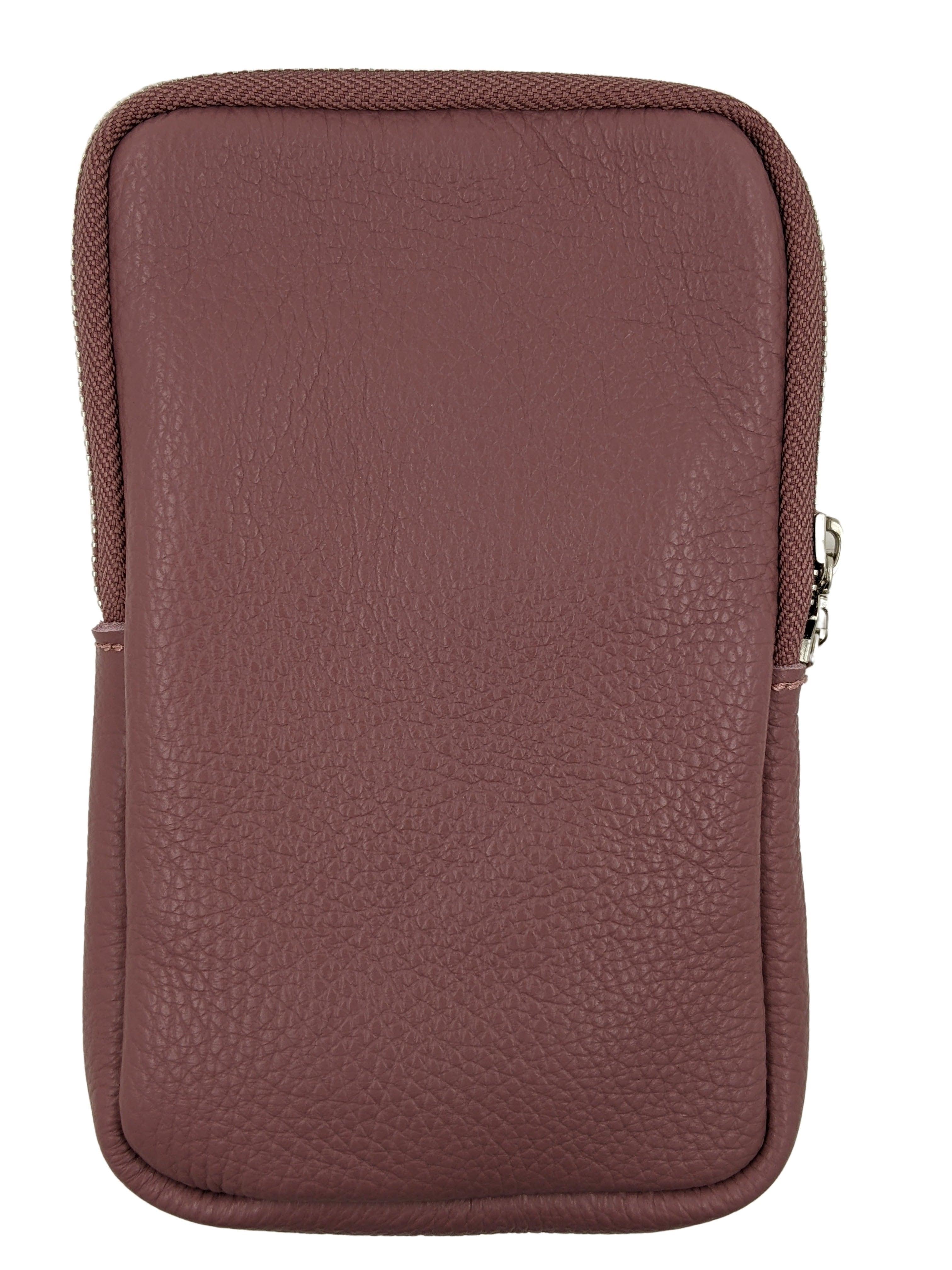 Kolibri Ulm - Umhängetasche Handy Uni in groß - kolibri-ulm.de - Accessoires, Damen, Handtasche, Handy, Handytasche, Leder, Ledertasche