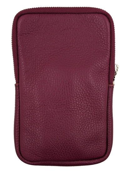 Kolibri Ulm - Umhängetasche Handy Uni in groß - kolibri-ulm.de - Accessoires, Damen, Handtasche, Handy, Handytasche, Leder, Ledertasche