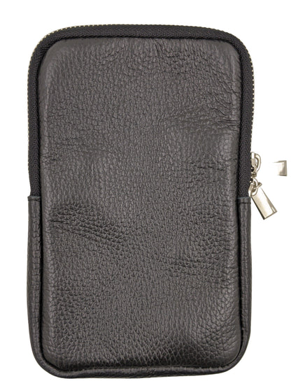 Kolibri Ulm - Umhängetasche Handy Uni in groß - kolibri-ulm.de - Accessoires, Damen, Handtasche, Handy, Handytasche, Leder, Ledertasche
