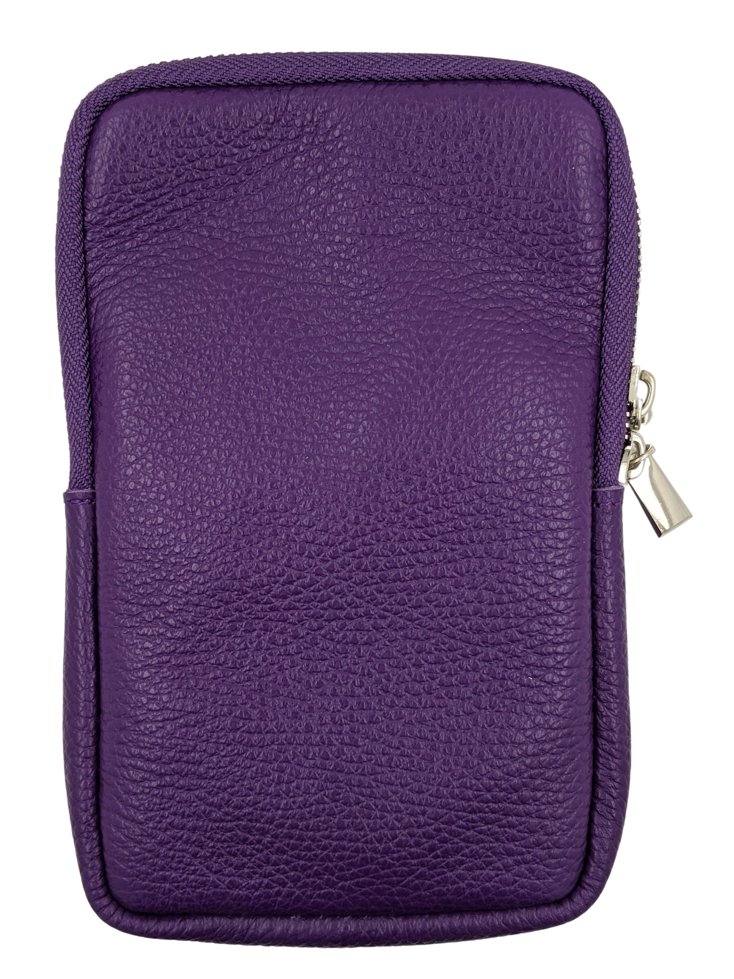 Kolibri Ulm - Umhängetasche Handy Uni in groß - kolibri-ulm.de - Accessoires, Damen, Handtasche, Handy, Handytasche, Leder, Ledertasche