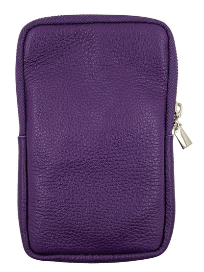 Kolibri Ulm - Umhängetasche Handy Uni in groß - kolibri-ulm.de - Accessoires, Damen, Handtasche, Handy, Handytasche, Leder, Ledertasche