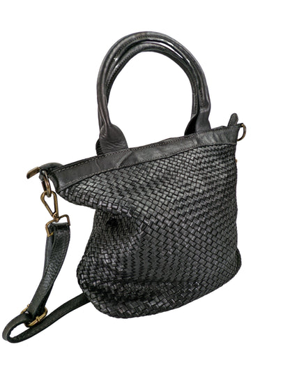 Kolibri Ulm - Waschleder Handtasche Geflochten - kolibri-ulm.de - Accessoires, Damen, Handtasche, Handtaschen, SS22, Tasche, Taschen