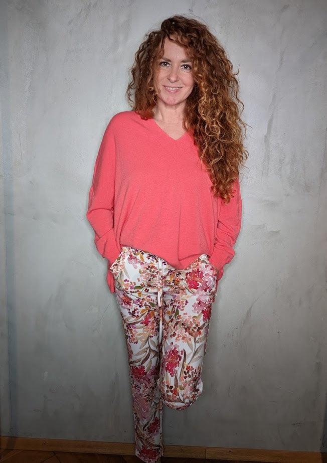 Farfalla - Nahtloser Feinstrickpullover - kolibri-ulm.de - Damen, Oberteile, Pullover, Pullunder, SS22, Strick, Textilien