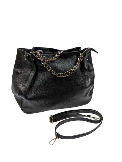 Kolibri Ulm - Ledertasche mit Kette - kolibri-ulm.de - Accessoires, Damen, Handtasche, Handtaschen, SS22, Tasche, Taschen