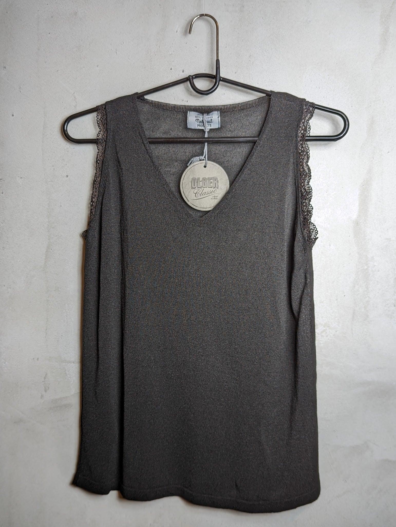 Olger - Leinentop - kolibri-ulm.de - Damen, Oberteile, SS22, Textilien, Top, Tops