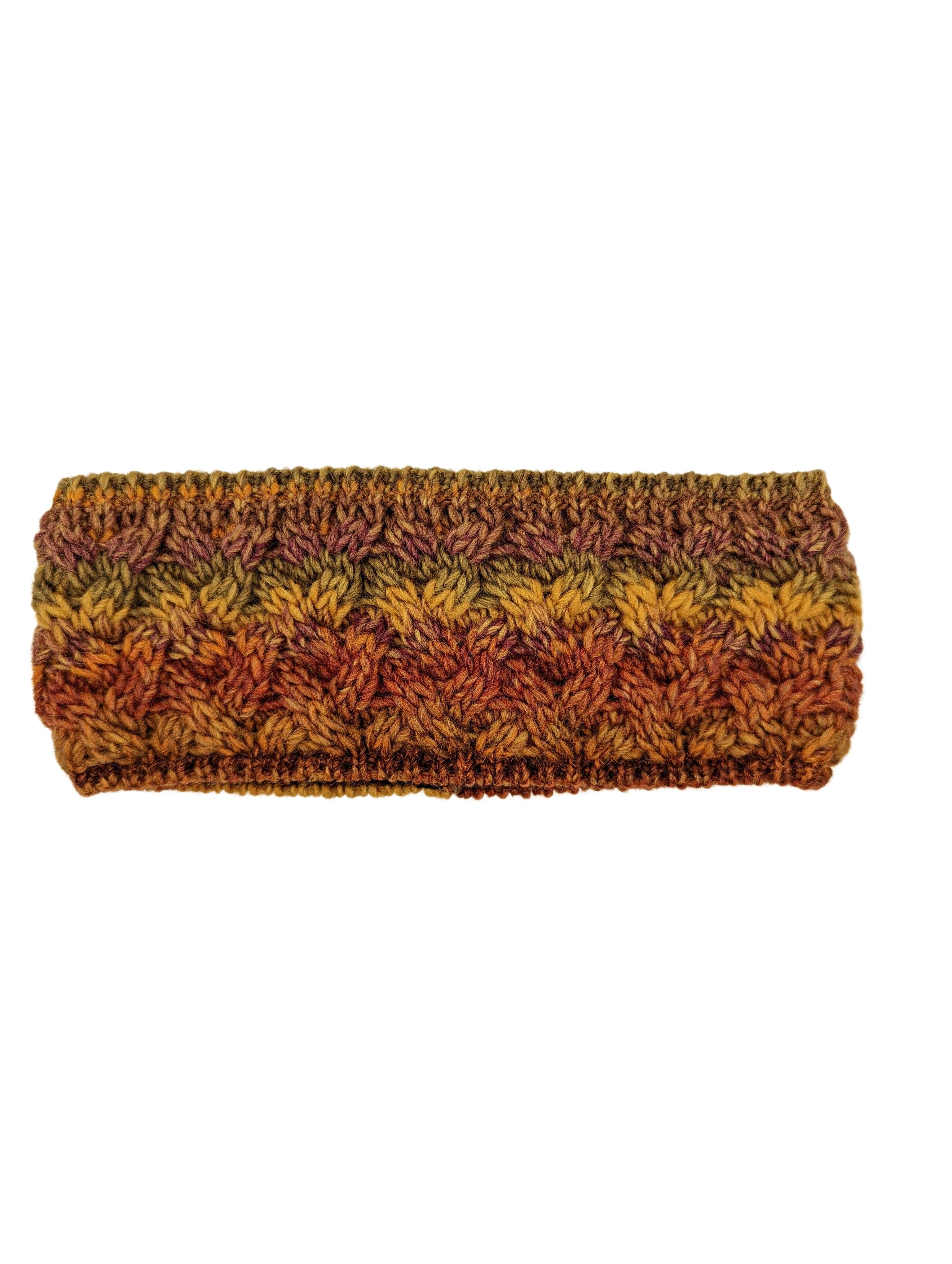 Gebeana - Stirnband Zopfmuster, innen Fleece - kolibri-ulm.de - Accessoires, Damen, Mütze, Mützen, Stirnband, Stirnbänder, Strick, Textilien, WS22