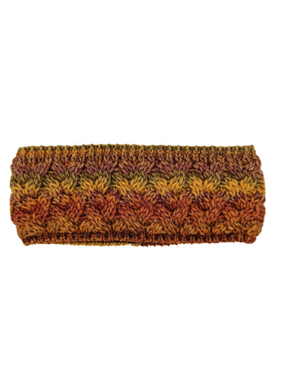 Gebeana - Stirnband Zopfmuster, innen Fleece - kolibri-ulm.de - Accessoires, Damen, Mütze, Mützen, Stirnband, Stirnbänder, Strick, Textilien, WS22