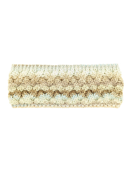 Gebeana - Stirnband Zopfmuster, innen Fleece - kolibri-ulm.de - Accessoires, Damen, Mütze, Mützen, Stirnband, Stirnbänder, Strick, Textilien, WS22