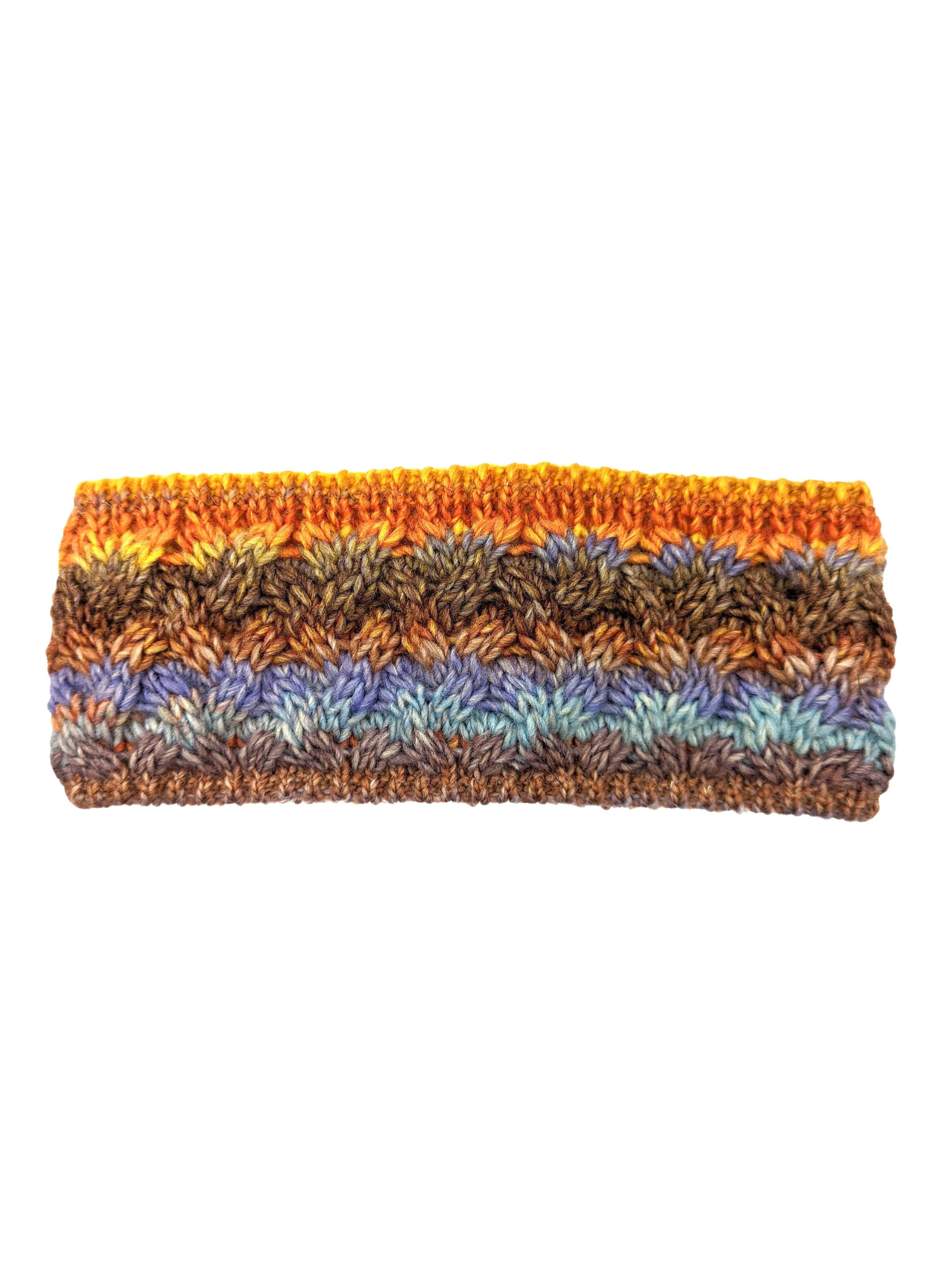 Gebeana - Stirnband Zopfmuster, innen Fleece - kolibri-ulm.de - Accessoires, Damen, Mütze, Mützen, Stirnband, Stirnbänder, Strick, Textilien, WS22