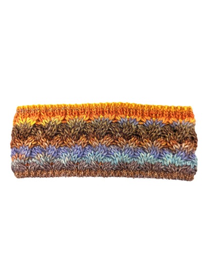 Gebeana - Stirnband Zopfmuster, innen Fleece - kolibri-ulm.de - Accessoires, Damen, Mütze, Mützen, Stirnband, Stirnbänder, Strick, Textilien, WS22