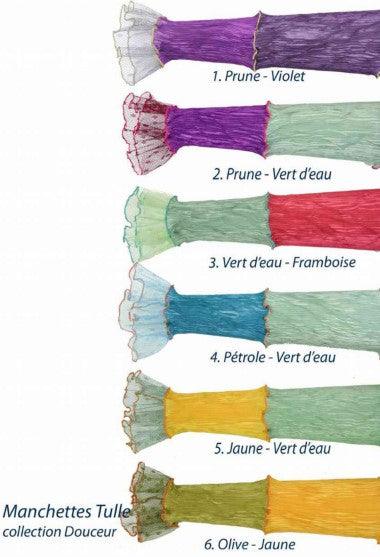 Manchettes longues Tulle