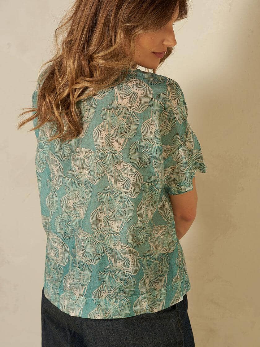 Nile - Blouse Cotton Silk - kolibri-ulm.de - Bluse, Blusen, Damen, Oberteile, SS22, Textilien