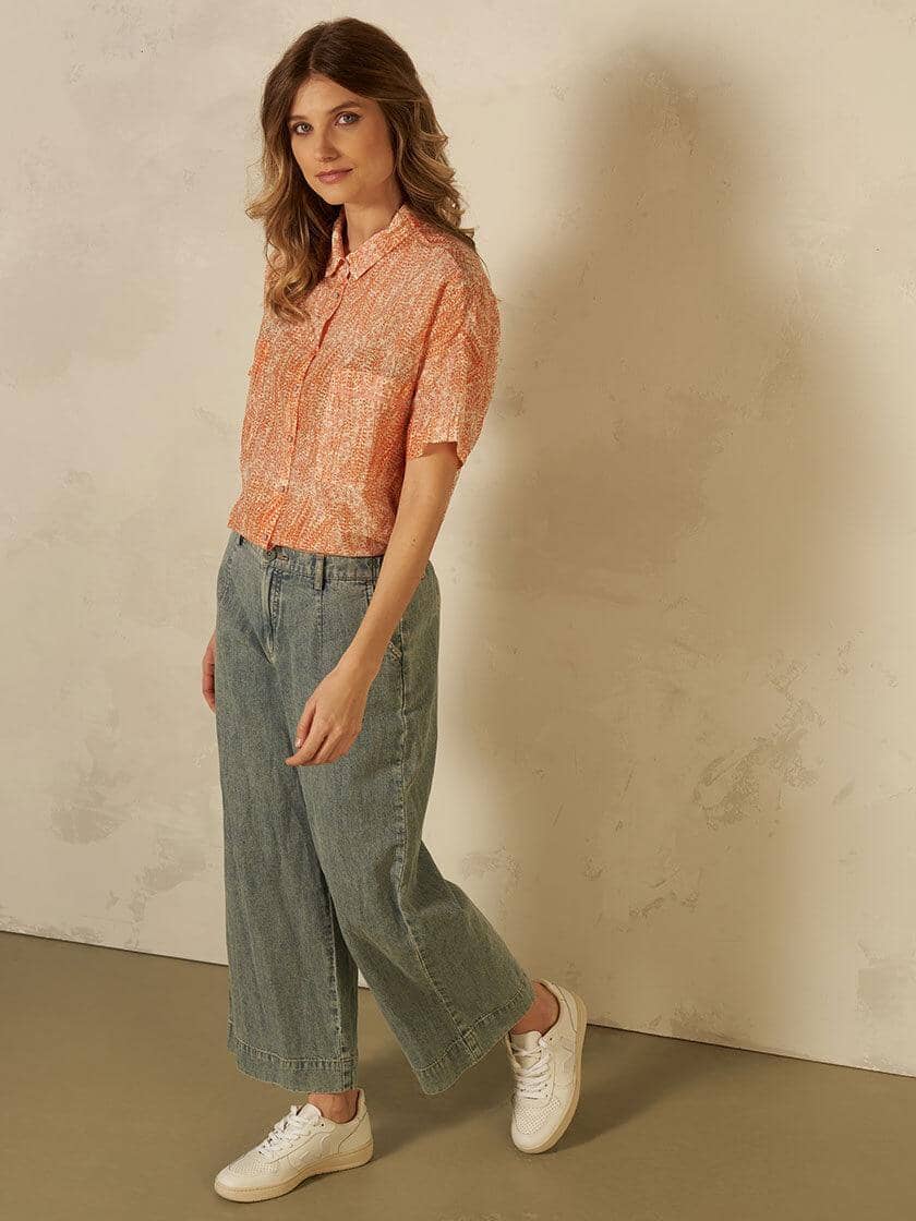 Nile - Blouse Cotton Silk - kolibri-ulm.de - Bluse, Blusen, Damen, Oberteile, SS22, Textilien