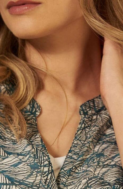 Nile - Blouse Cotton Silk - kolibri-ulm.de - Bluse, Blusen, Damen, Oberteile, SS22, Textilien