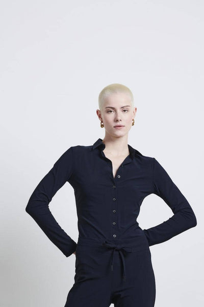 Jane Lushka - Bluse Betty technical Jersey - kolibri-ulm.de - Bluse, Damen, Oberteile, SS22, Tunika