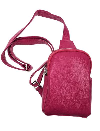 Kolibri Ulm - Crossbody Bag Asymetrisch - kolibri-ulm.de - Accessoires, Damen, Handtasche, Handtaschen, Ledertadsche, Ledertasche, Ledertaschen, Rucksack, Rucksackhandtasche, Rucksackhandtaschen, Rucksäcke, SS22, Tasche, Taschen