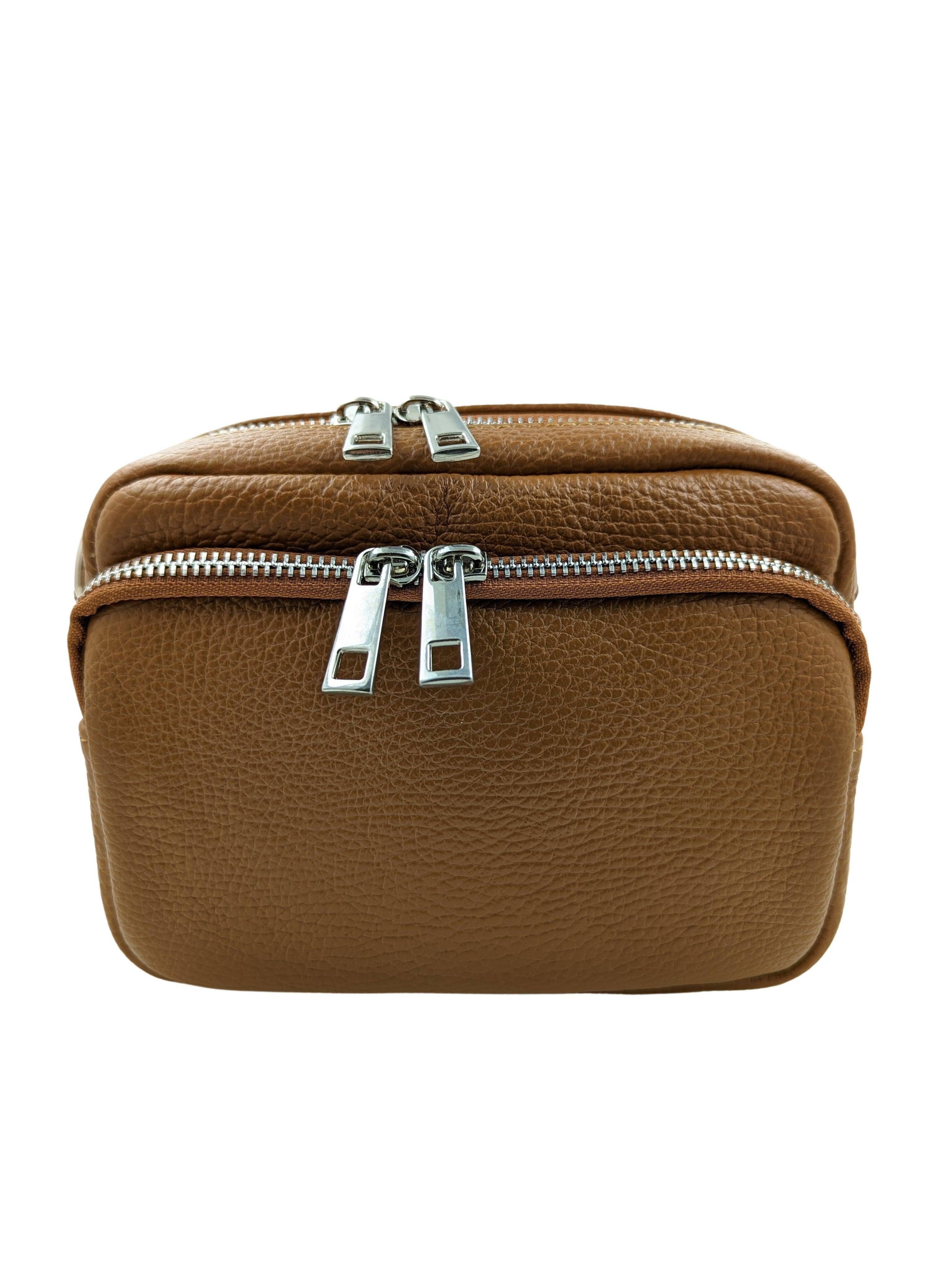 Crossbody Bag Handtasche Handtasche Kolibri Ulm Cognac 