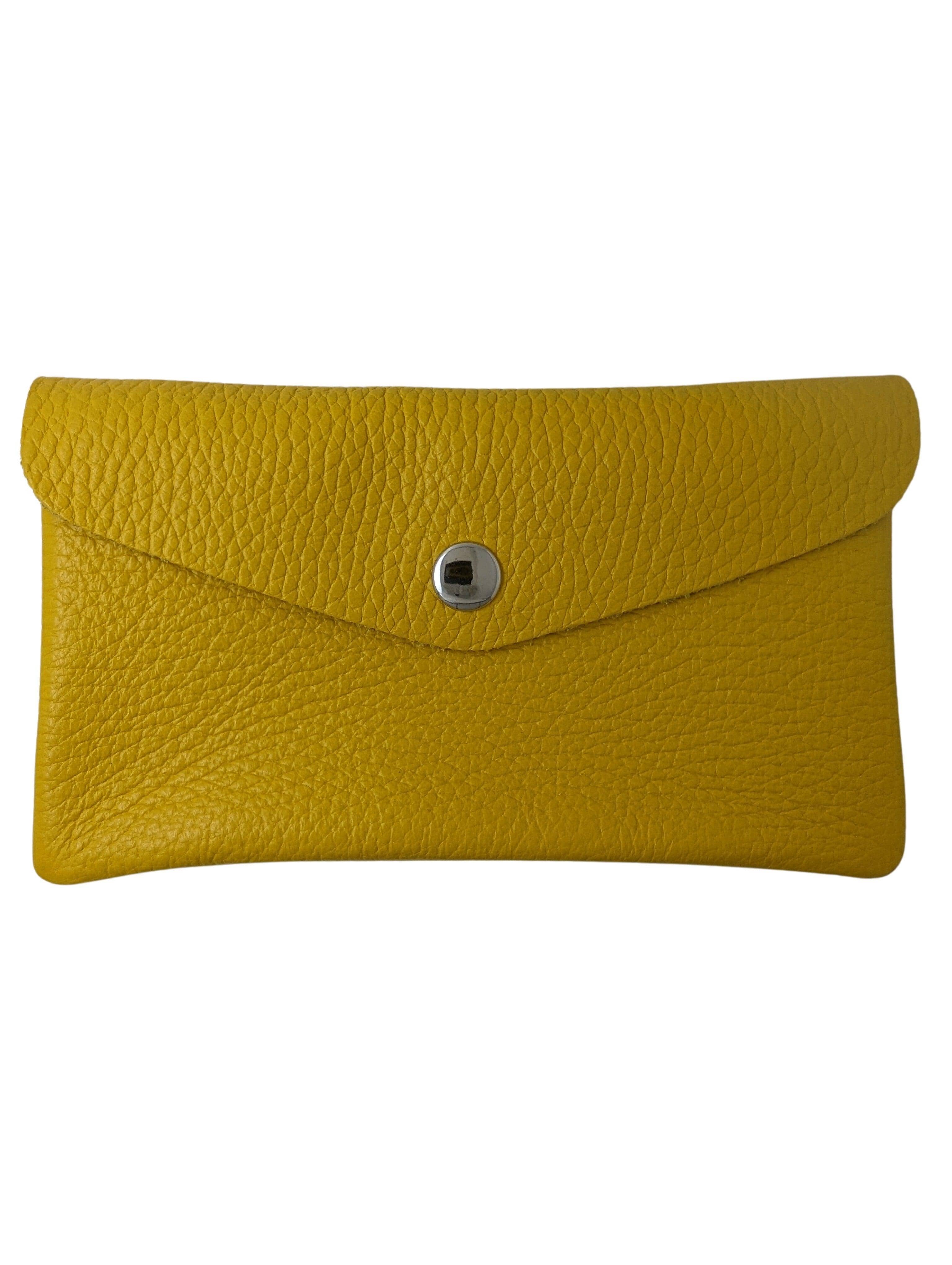 Geldbörse mit Klappe groß Geldbörse Kolibri Ulm Gelb 