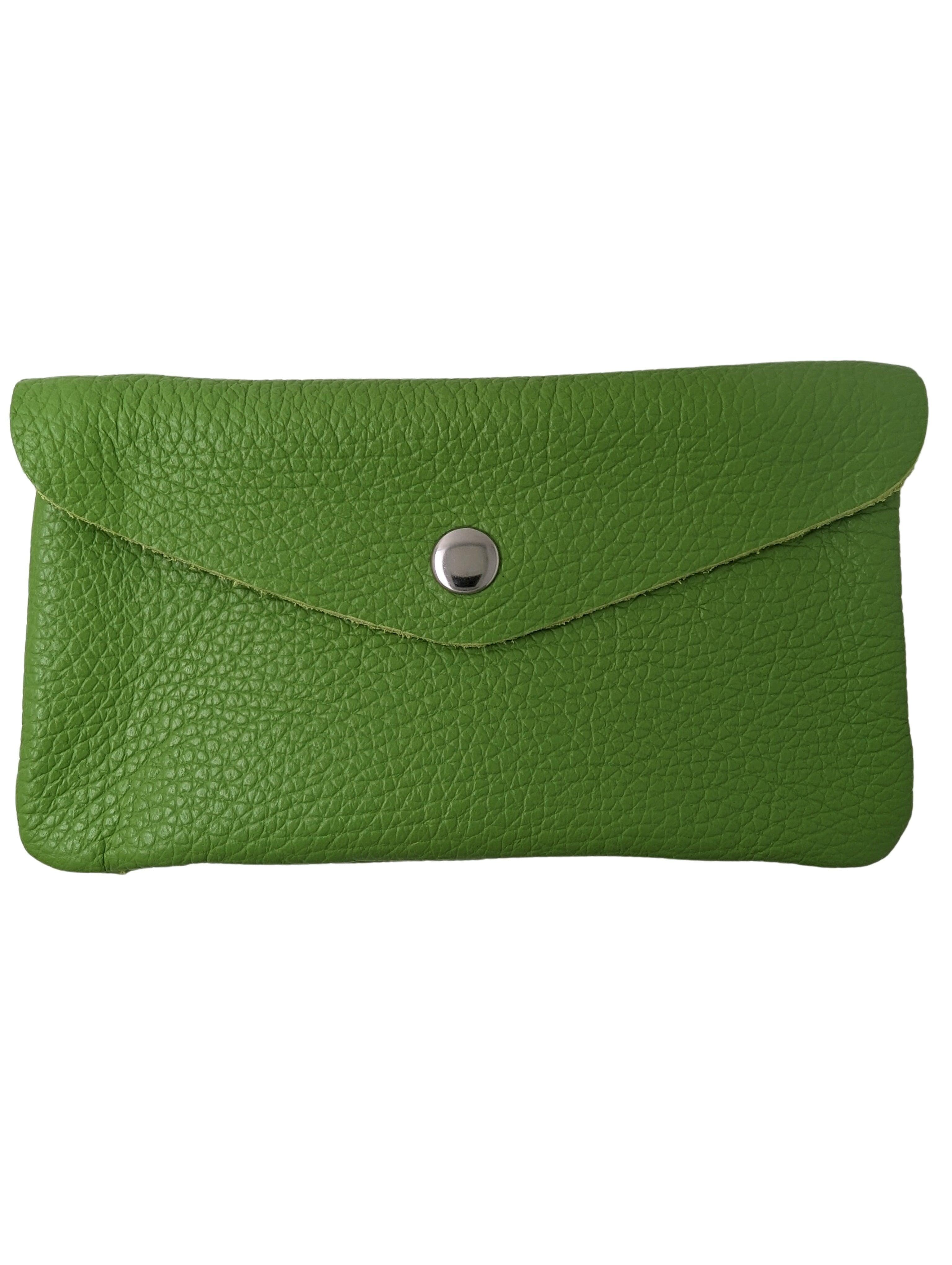 Geldbörse mit Klappe groß Geldbörse Kolibri Ulm Hellgrün 