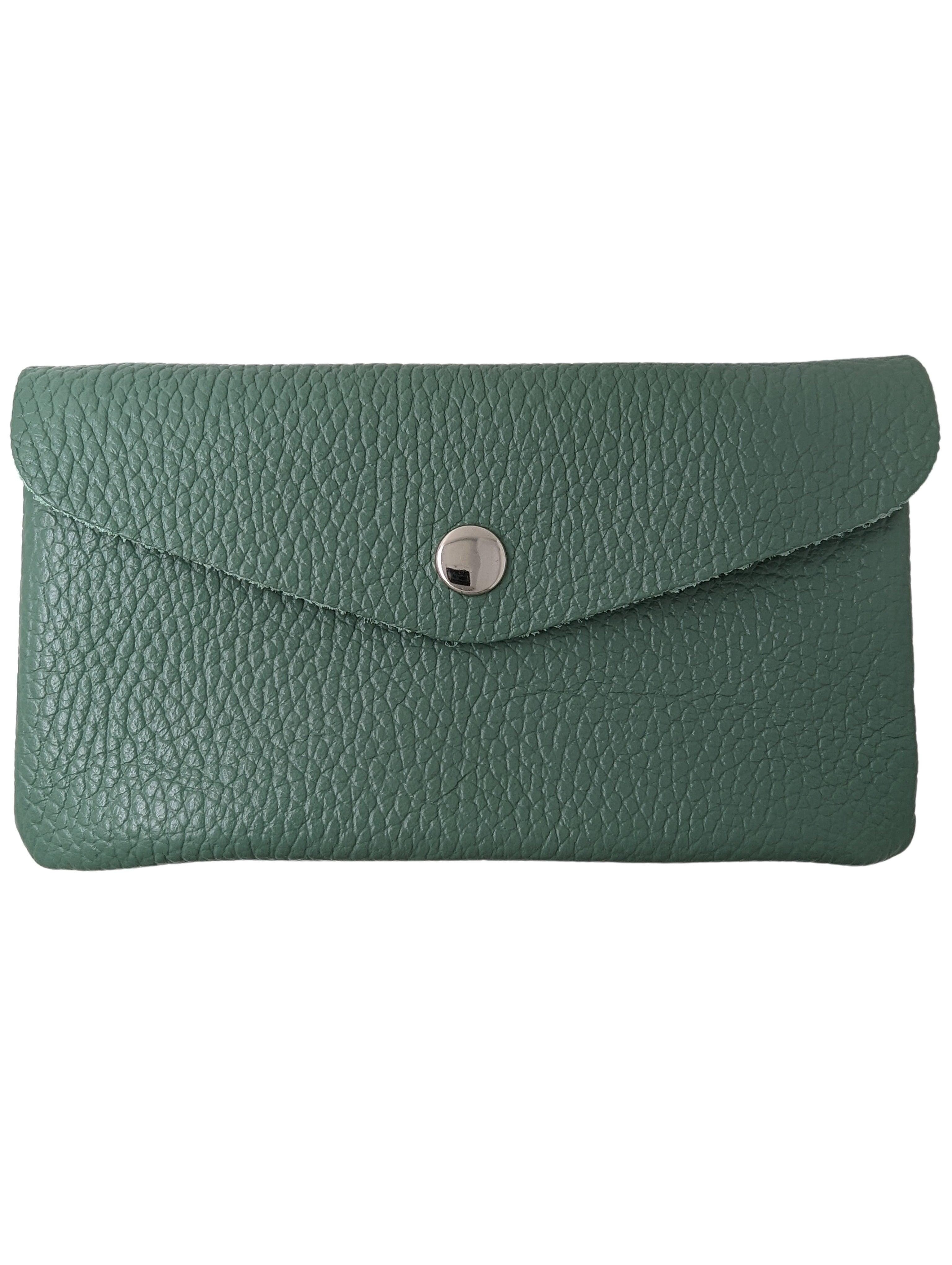 Geldbörse mit Klappe groß Geldbörse Kolibri Ulm Jade 