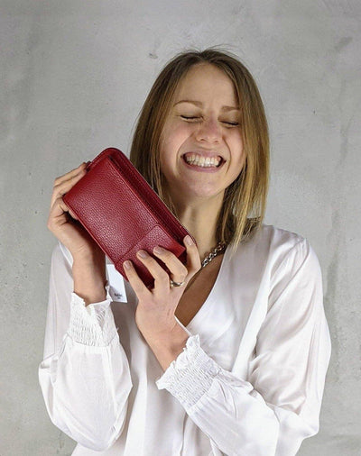 Kolibri Ulm - Handytasche mit Geldbeutel - kolibri-ulm.de - Accessoires, Crossbody, Handtasche, Handytasche, Leder, Ledertadsche, Ledertasche, Umhängetasche