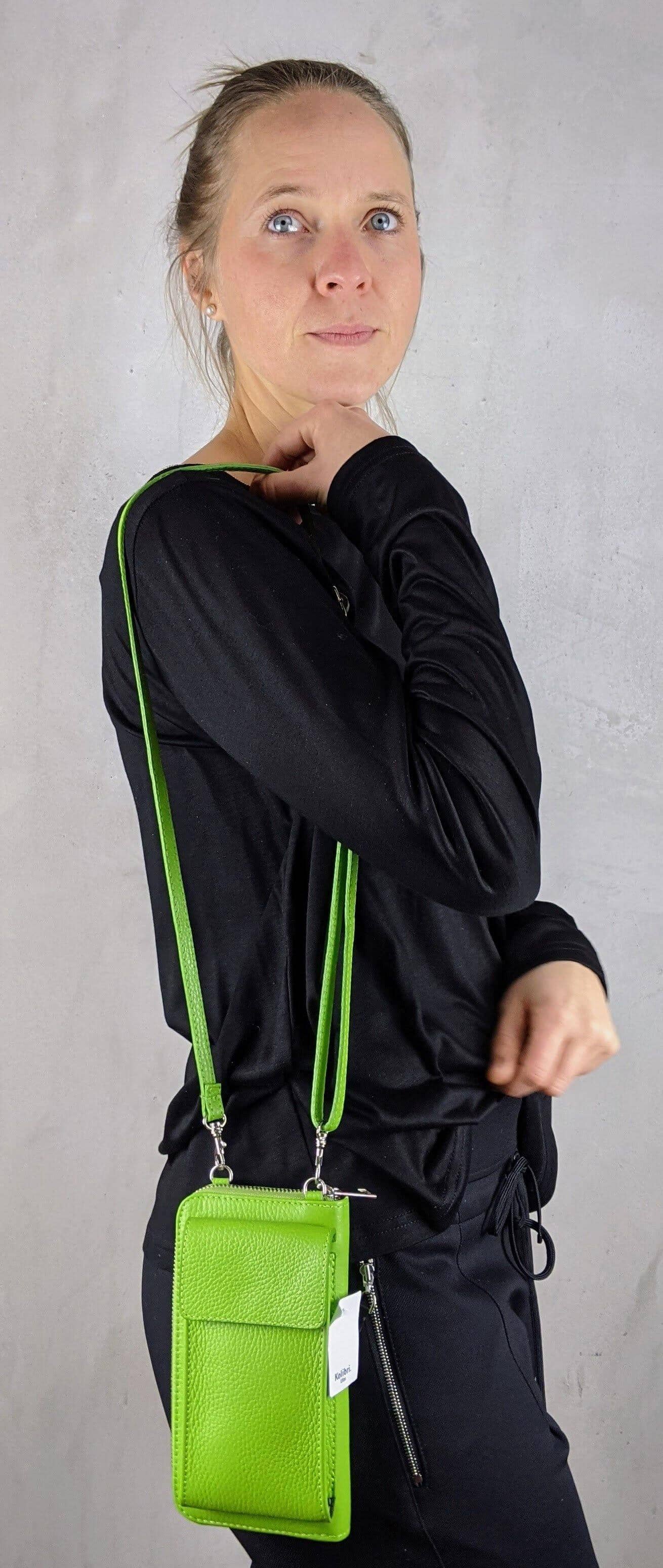 Kolibri Ulm - Handytasche mit Geldbeutel - kolibri-ulm.de - Accessoires, Crossbody, Handtasche, Handytasche, Leder, Ledertadsche, Ledertasche, Umhängetasche