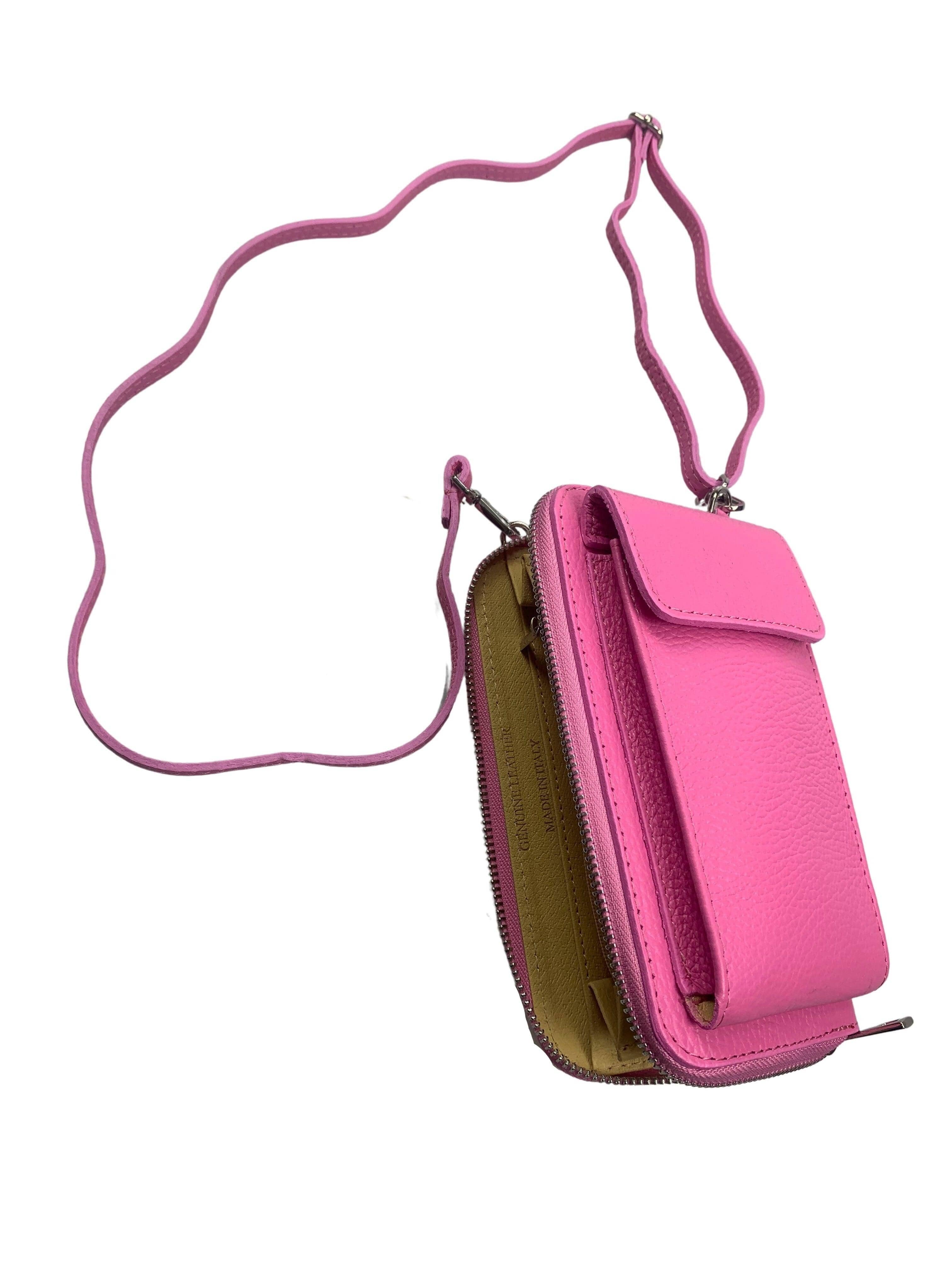 Handytasche mit Geldbeutel Handytasche Kolibri Ulm Hellpink 