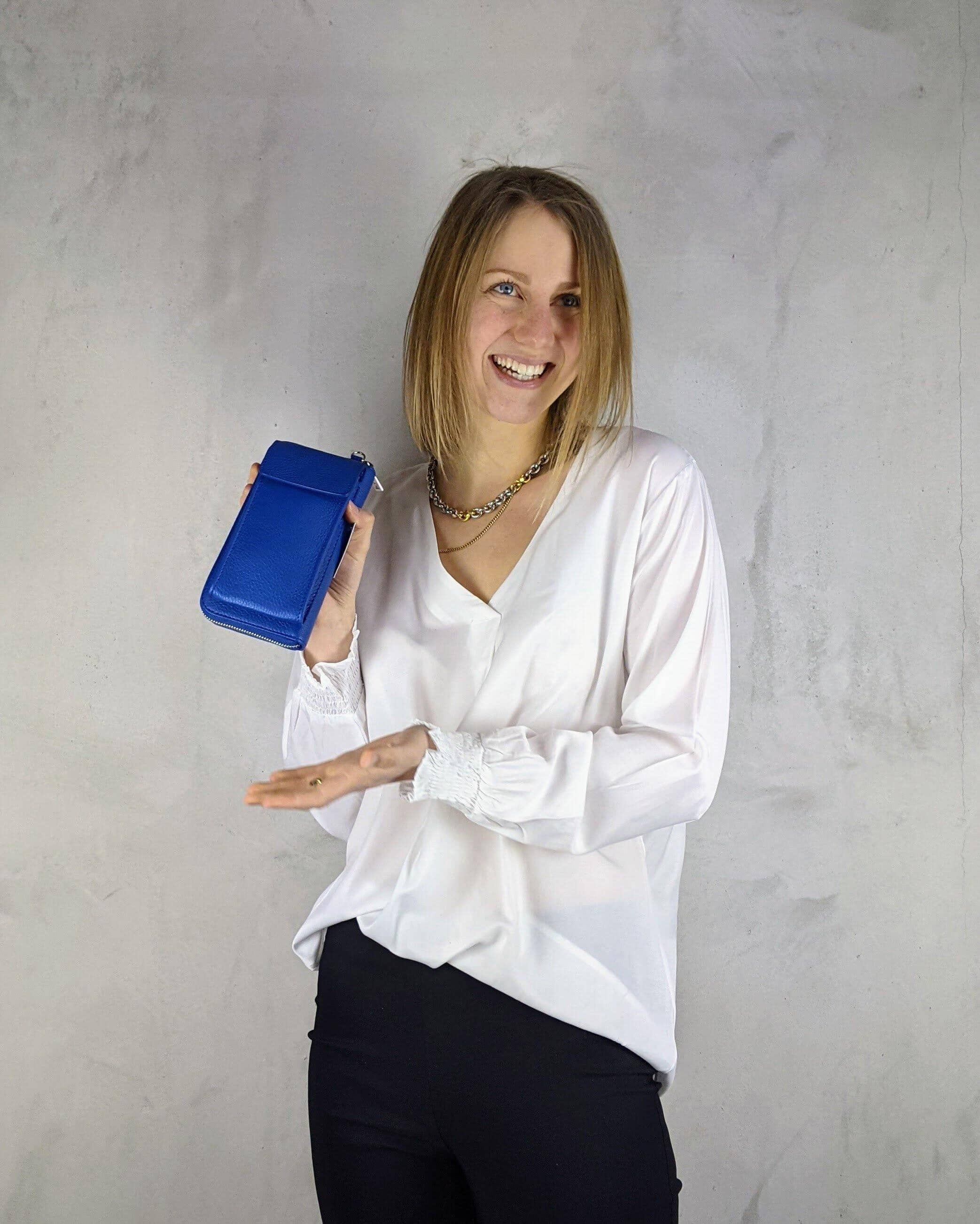 Kolibri Ulm - Handytasche mit Geldbeutel - kolibri-ulm.de - Accessoires, Crossbody, Handtasche, Handytasche, Leder, Ledertadsche, Ledertasche, Umhängetasche