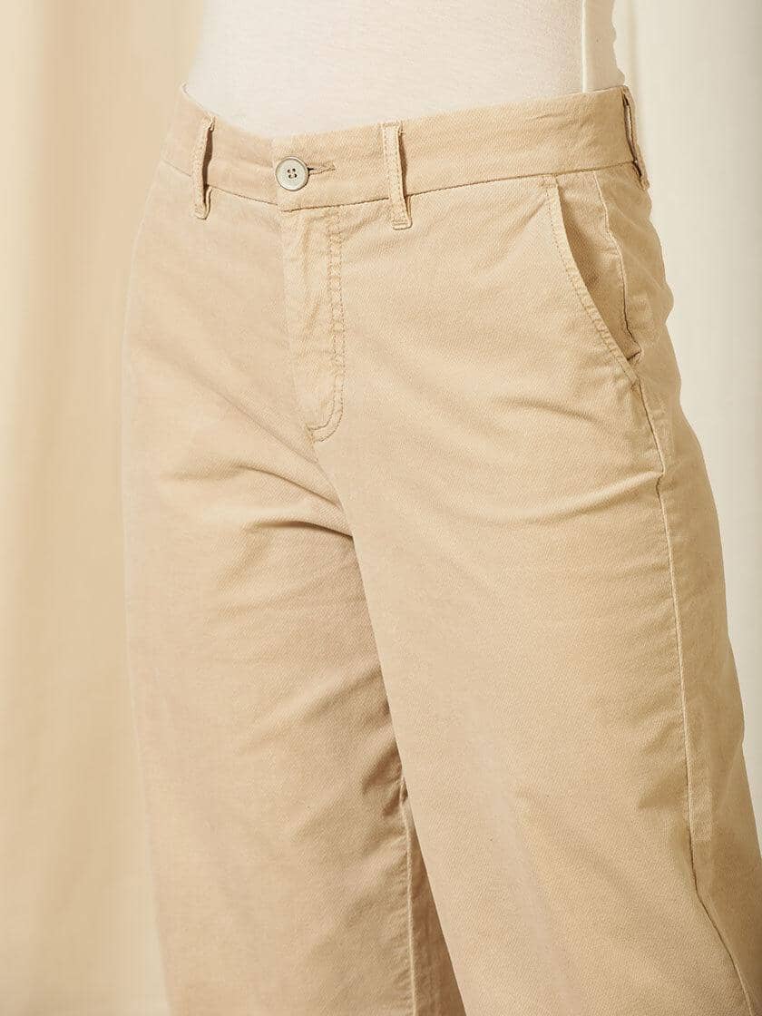 Nile - Hose Culotte Ankle Velvet - kolibri-ulm.de - Damen, Denim, Hose, Hosen, Jeans, WS21