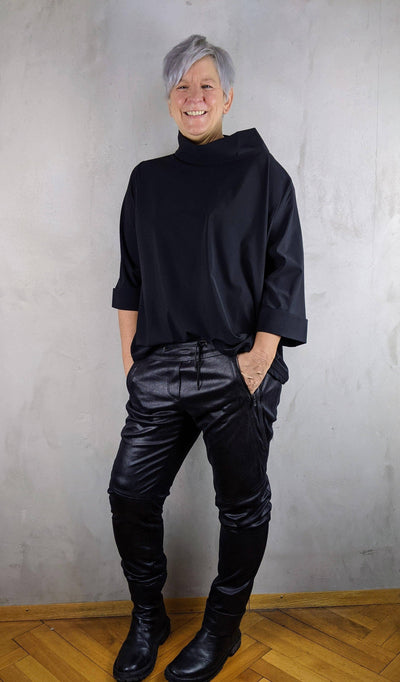 Beate Heymann Streetcoture - Hose Evergreen - kolibri-ulm.de - anthrazit, Bekleidung, Damen, grau, Hose, Hosen, schwarz