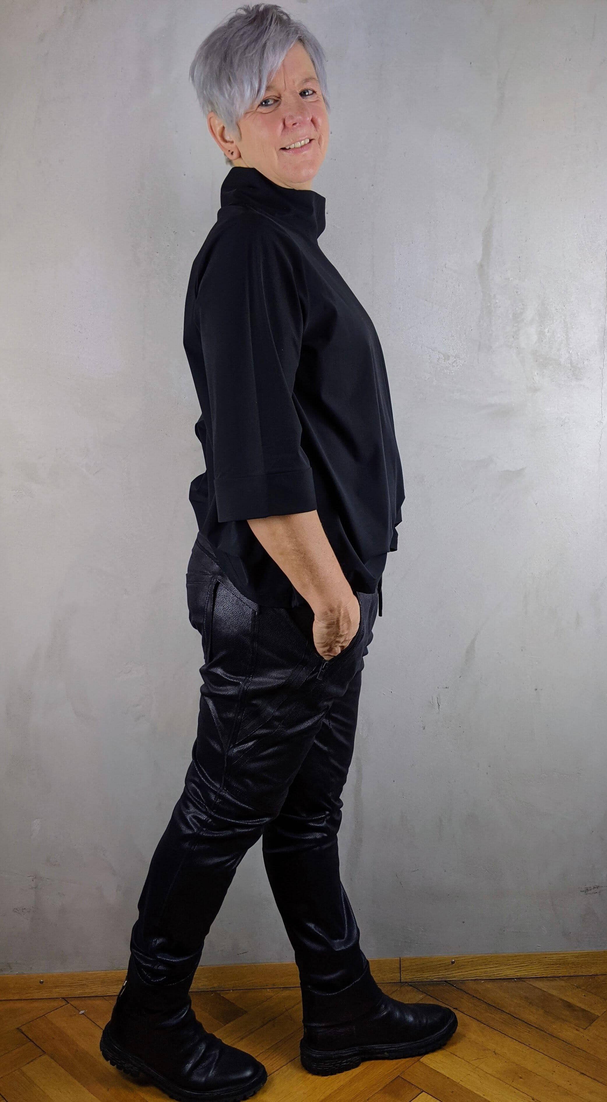 Beate Heymann Streetcoture - Hose Evergreen - kolibri-ulm.de - anthrazit, Bekleidung, Damen, grau, Hose, Hosen, schwarz