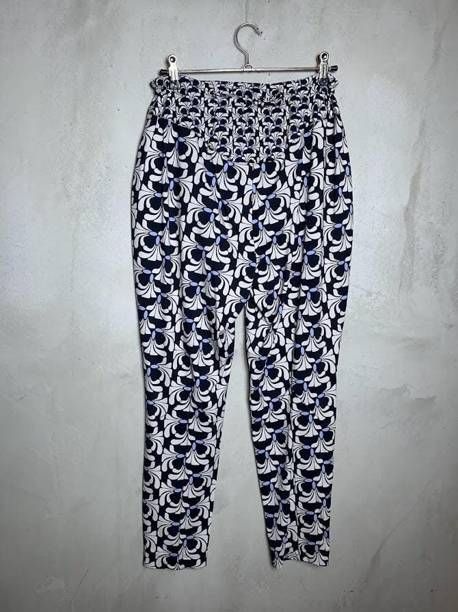Hose Gira 6/8 Kontrast Big Pattern Print Hose Raffaello Rossi 