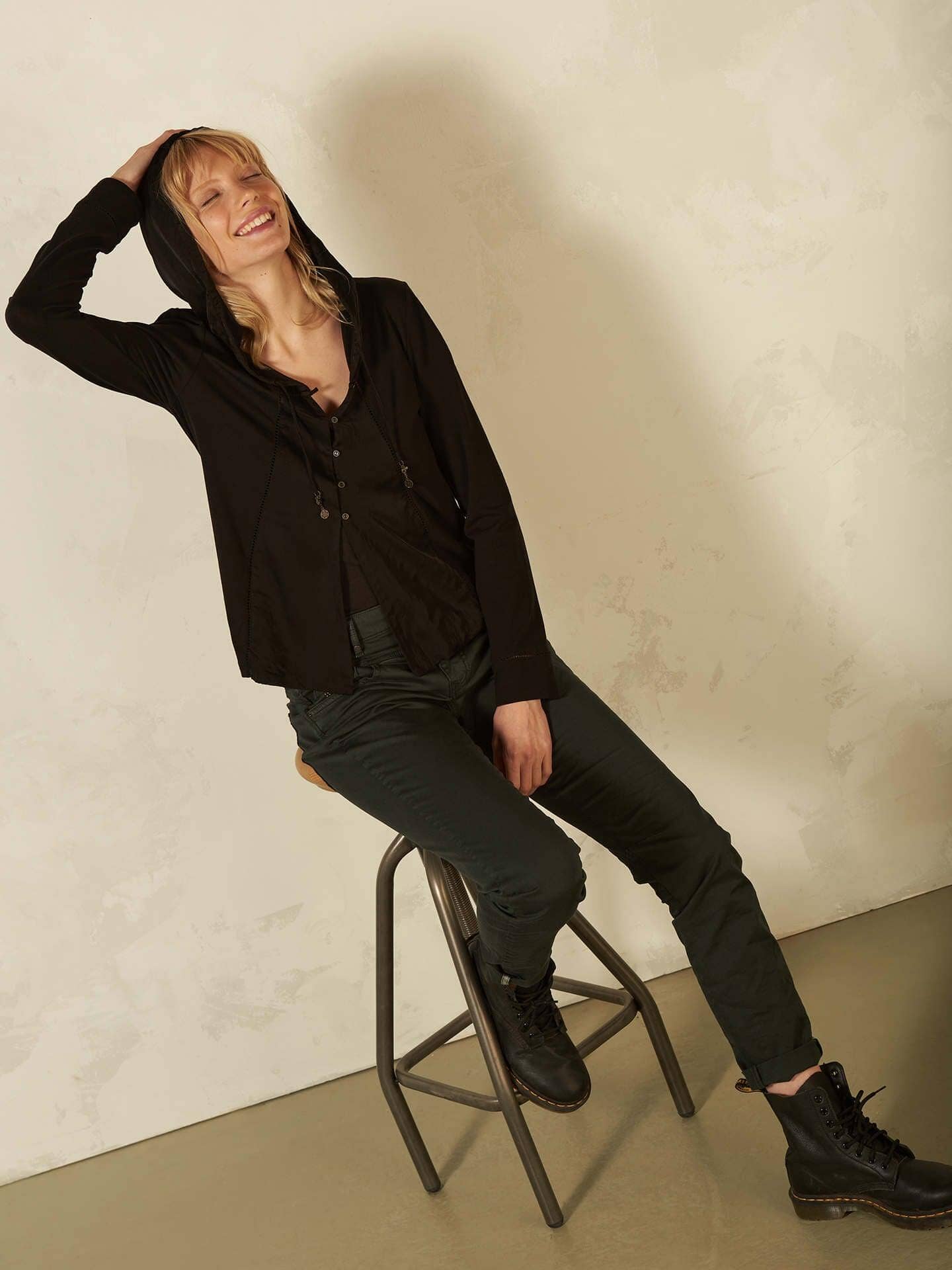 Hose Tapered Long Satin Jeanshose Nile 