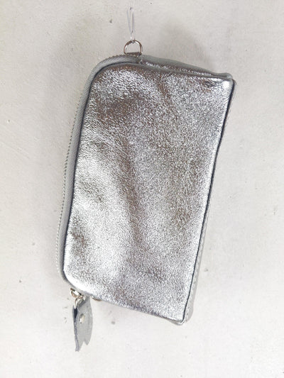 Kolibri Ulm - Kleine Ledertasche mit doppeltem Reißverschluss - kolibri-ulm.de - Accessoires, Bag, Handtasche, Handytasche, Leder, Ledertadsche, Ledertasche, Ledertaschen, Tasche