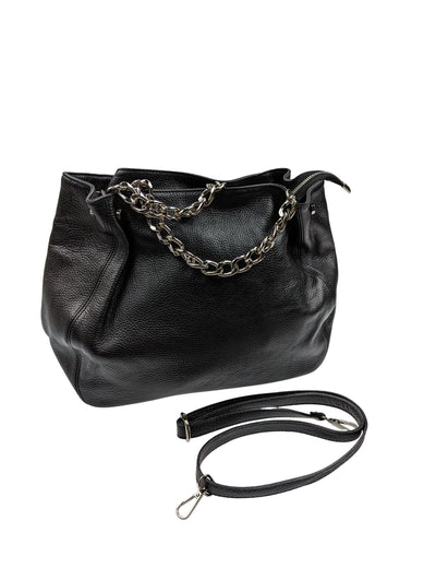 Kolibri Ulm - Ledertasche mit Kette - kolibri-ulm.de - Accessoires, Damen, Handtasche, Handtaschen, SS22, Tasche, Taschen