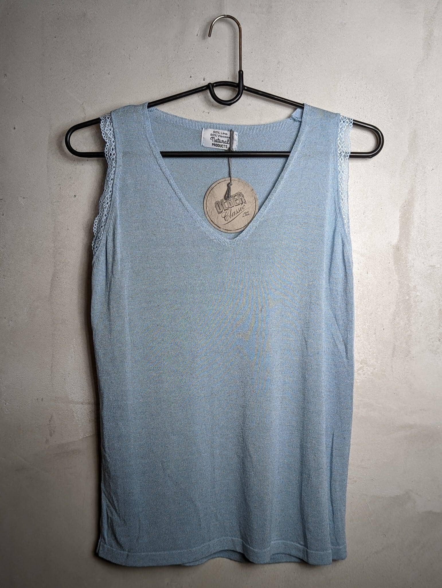 Olger - Leinentop - kolibri-ulm.de - Damen, Oberteile, SS22, Textilien, Top, Tops