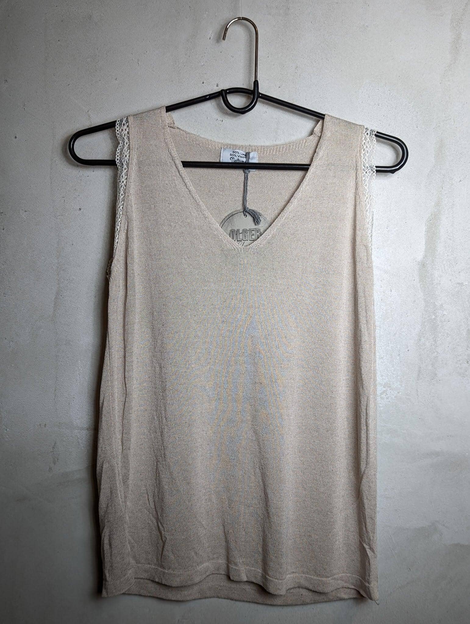 Olger - Leinentop - kolibri-ulm.de - Damen, Oberteile, SS22, Textilien, Top, Tops