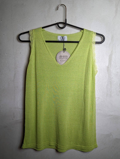 Olger - Leinentop - kolibri-ulm.de - Damen, Oberteile, SS22, Textilien, Top, Tops